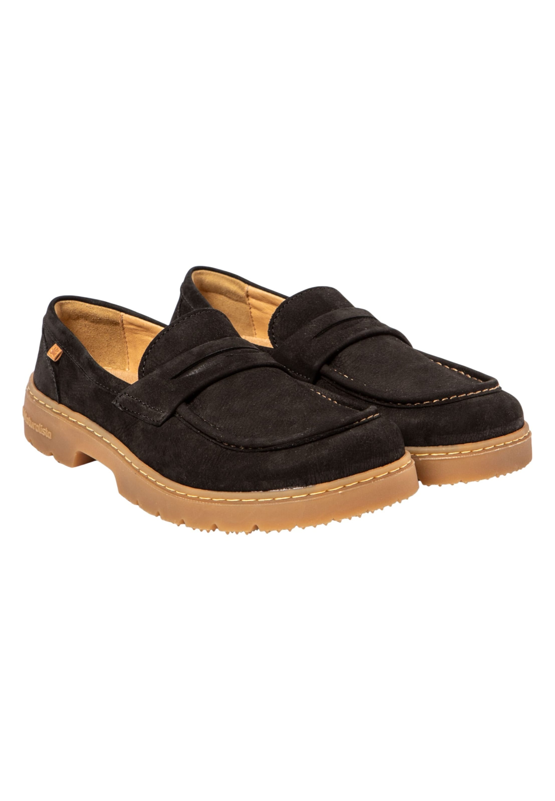 EL NATURALISTA Moccasins in Black