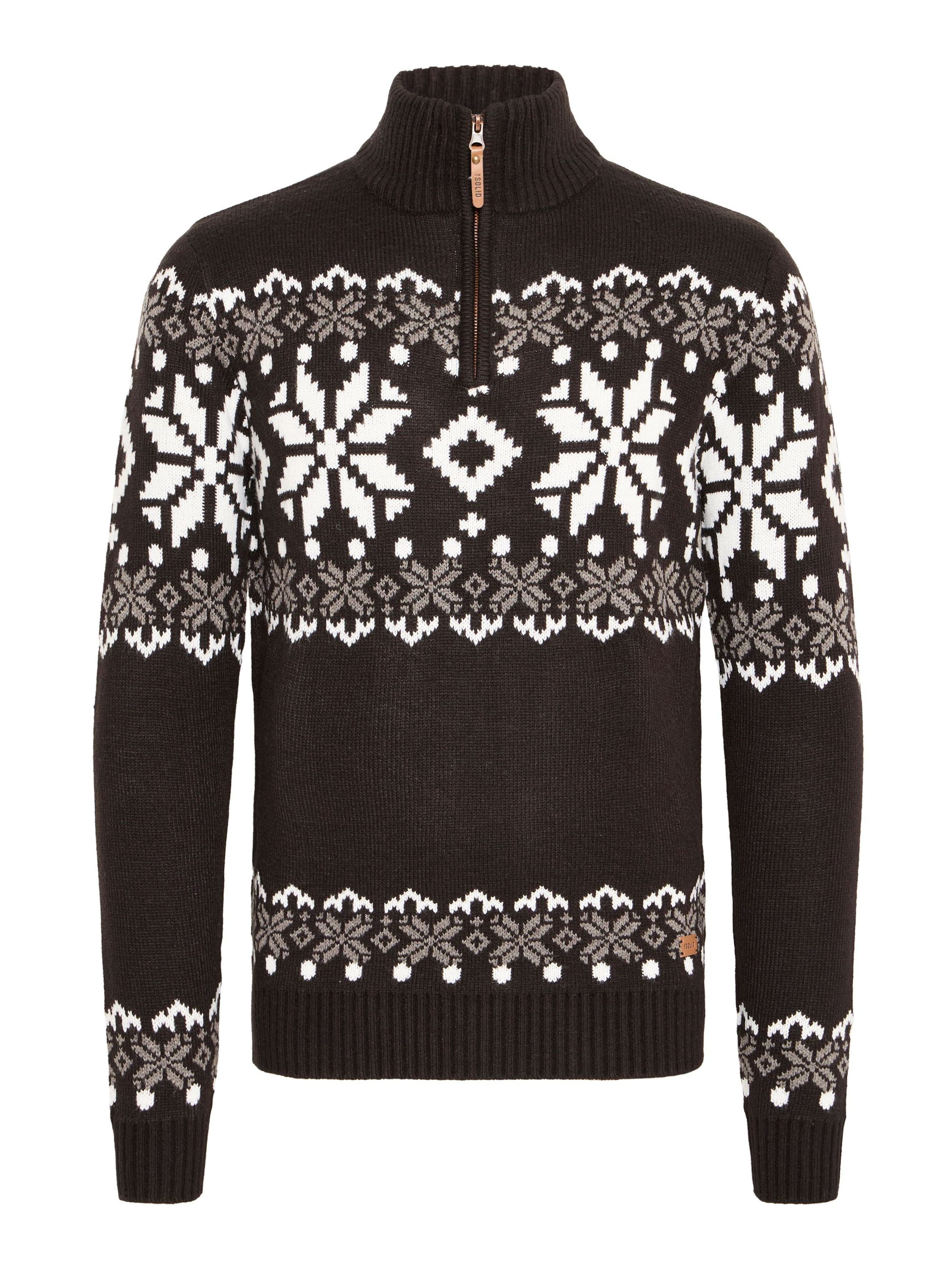 !Solid - Pullover 'Norwin' em preto: frente