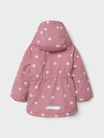 NAME IT Between-Season Jacket 'Daisy Flower' in Pink