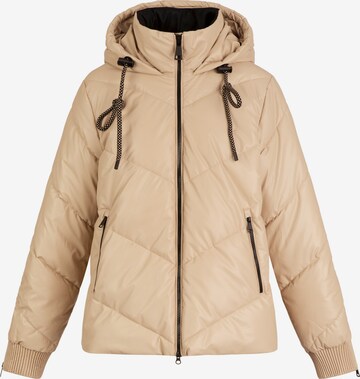 ONE MORE STORY Winter Jacket in Beige: front