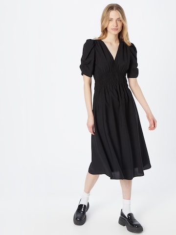 Robe 'Dizzi' BOSS Orange en noir : devant