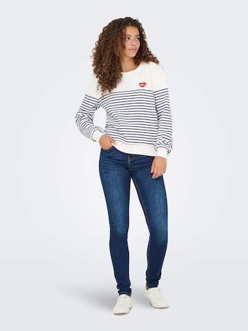 Sweat-shirt ONLY en blanc