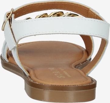 SCAPA Sandalen met riem in Wit