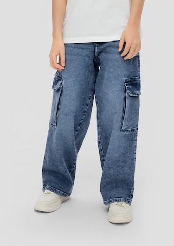 s.Oliver Baggy Jeans in Blau: Vorderseite