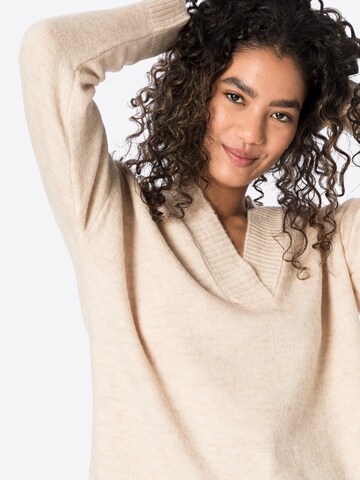 ABOUT YOU Pullover 'Cora' in Beige