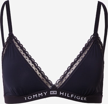 Tommy Hilfiger Underwear Triangle Bra in Blue: front