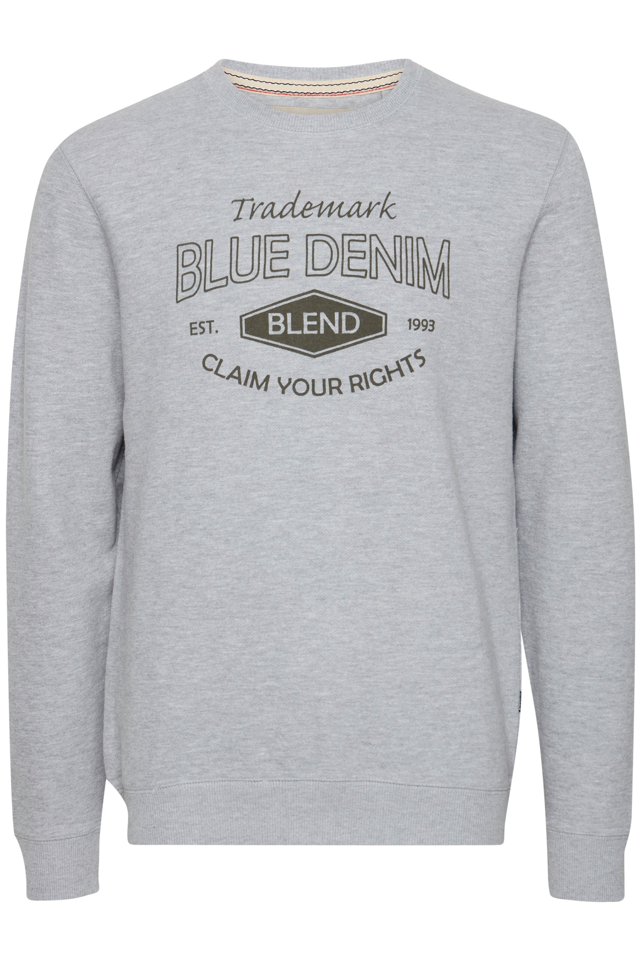 BLEND Sweatshirt in Grijs: voorkant