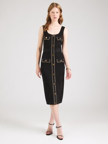 Elisabetta Franchi - Vestido de punto en negro: frente