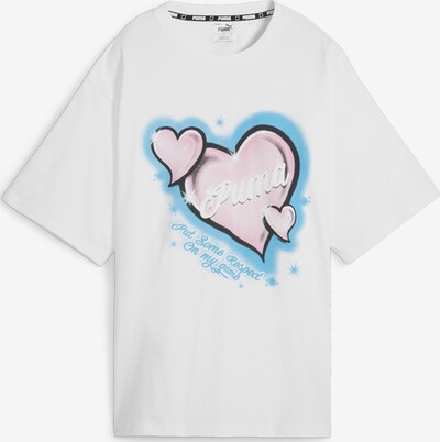 PUMA Functioneel shirt 'Game Love' in de kleur Blauw / Pink / Zwart / Wit, Productweergave