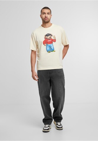 MARKET T-Shirt 'Fit Check Bear' in Beige