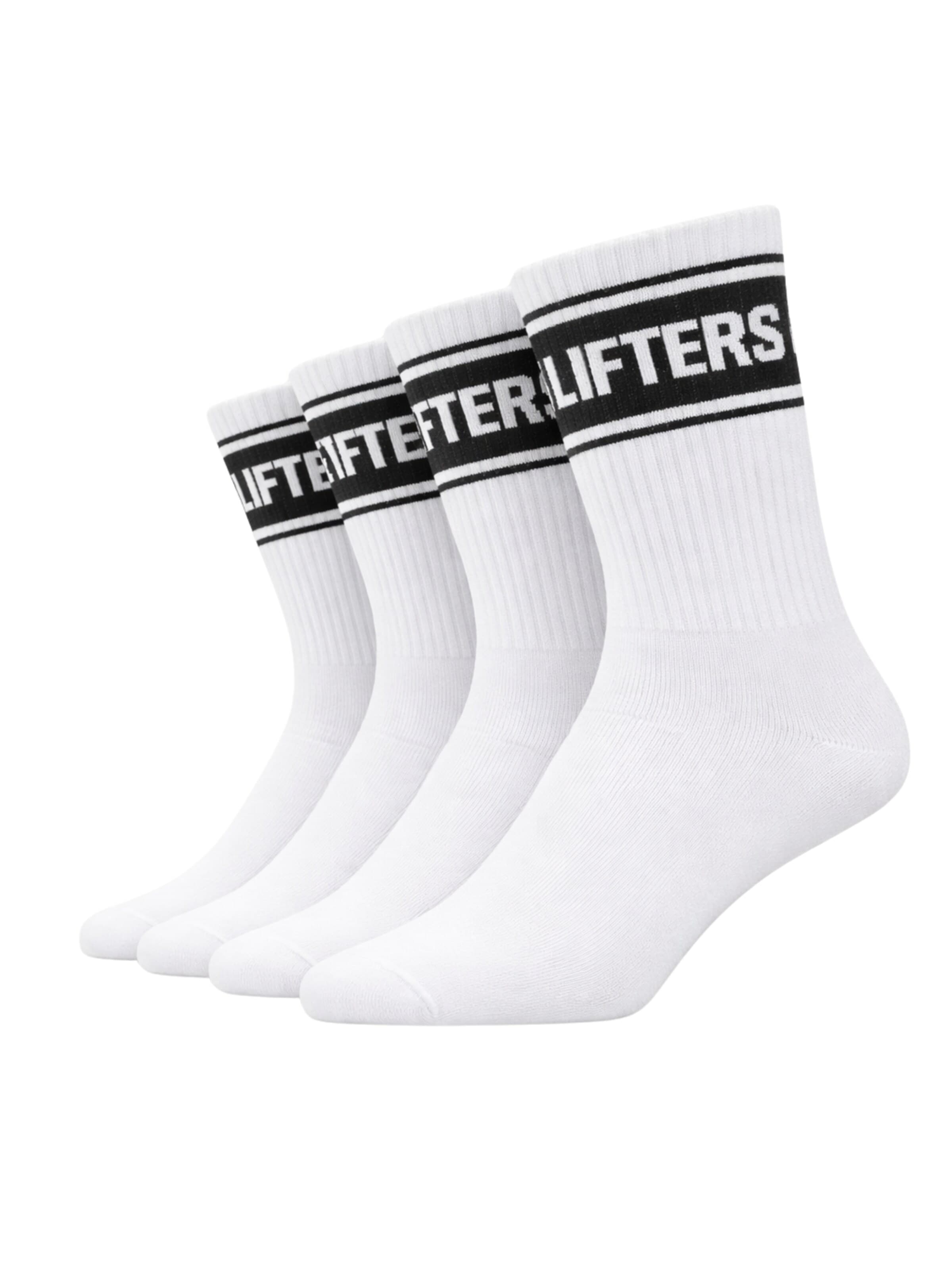 Lifters Sportsokken 'Performance Sportsocken (2 Paar)' in Wit: voorkant