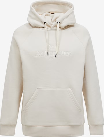 PEAK PERFORMANCE Sweatshirt in Beige: front