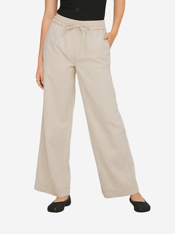 Bootcut Pantaloni 'Onlmaisa Hw Pull-Up Wide Pnt 15367380' di ONLY in beige
