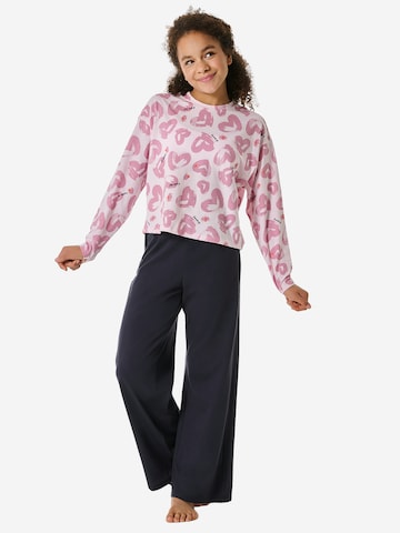 SCHIESSER Pajamas in Pink: front