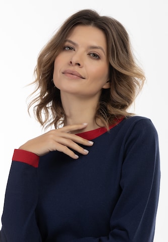 Pull-over usha BLUE LABEL en bleu