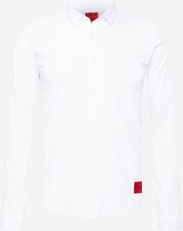 HUGO Red - Ajuste estrecho Camisa 'Ero3' en blanco: frente