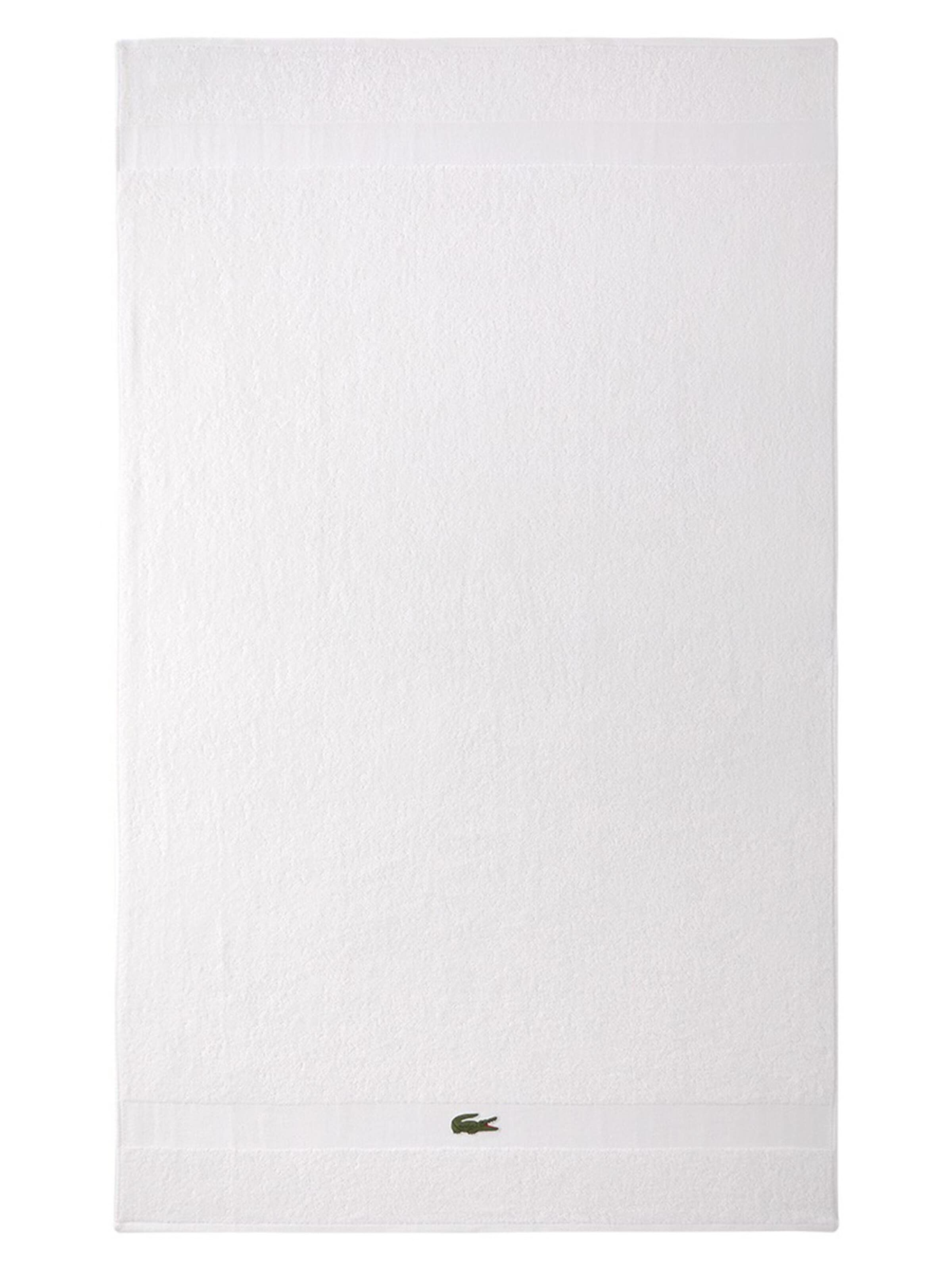 LACOSTE Handtuch 'LCASUAL'‌‌‌‌ in Weiß: Vorderseite