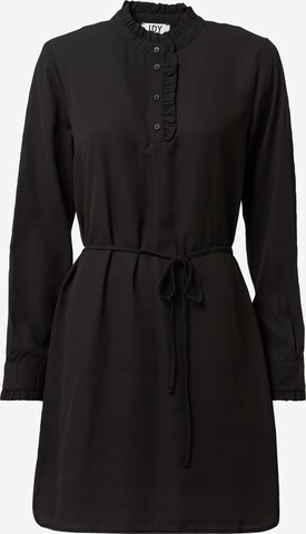 JDY Košilové šaty 'MELISA' – černá: přední strana