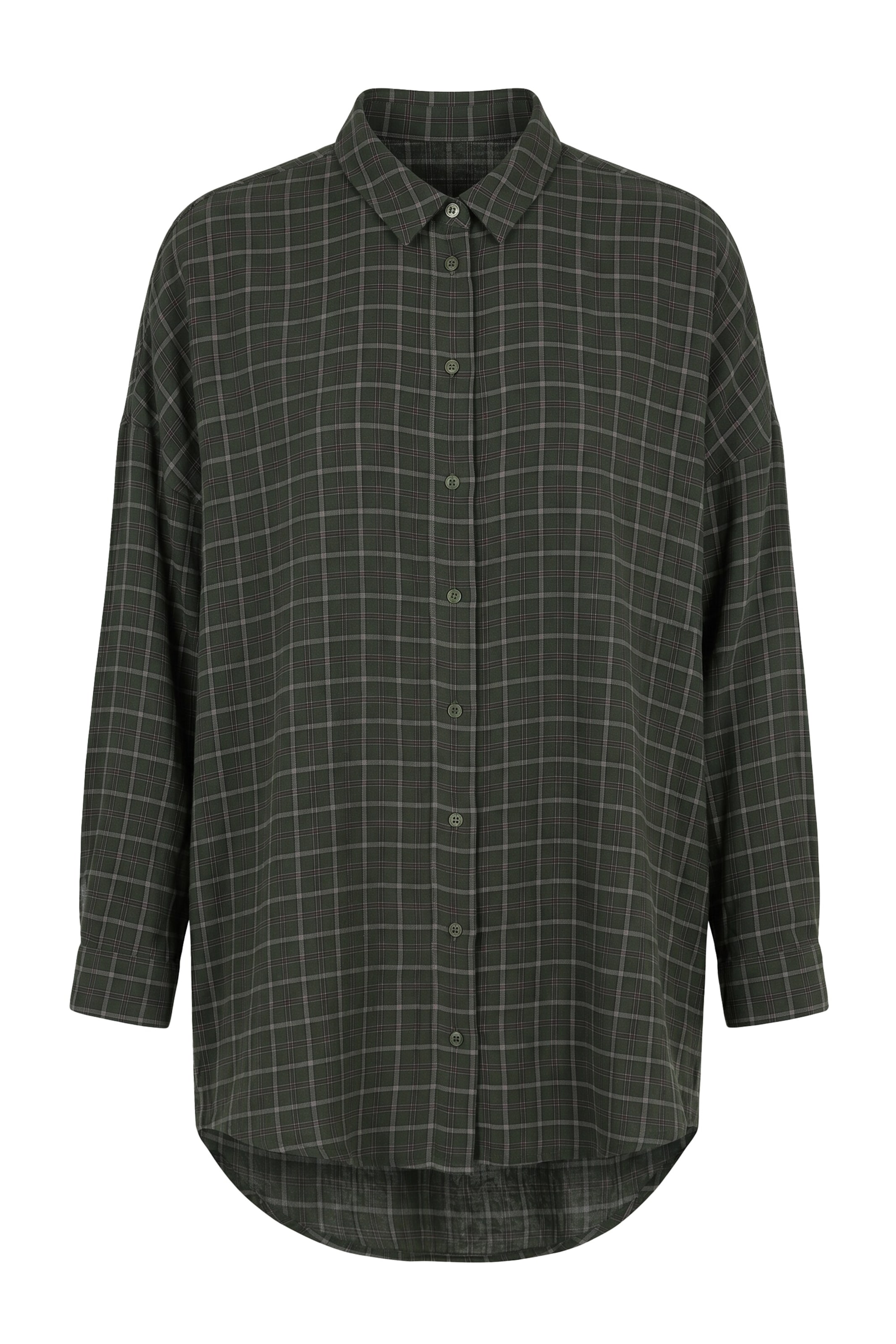 Studio Untold Blouse in Groen: voorkant