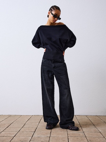 Baggy Jeans di Bershka in nero
