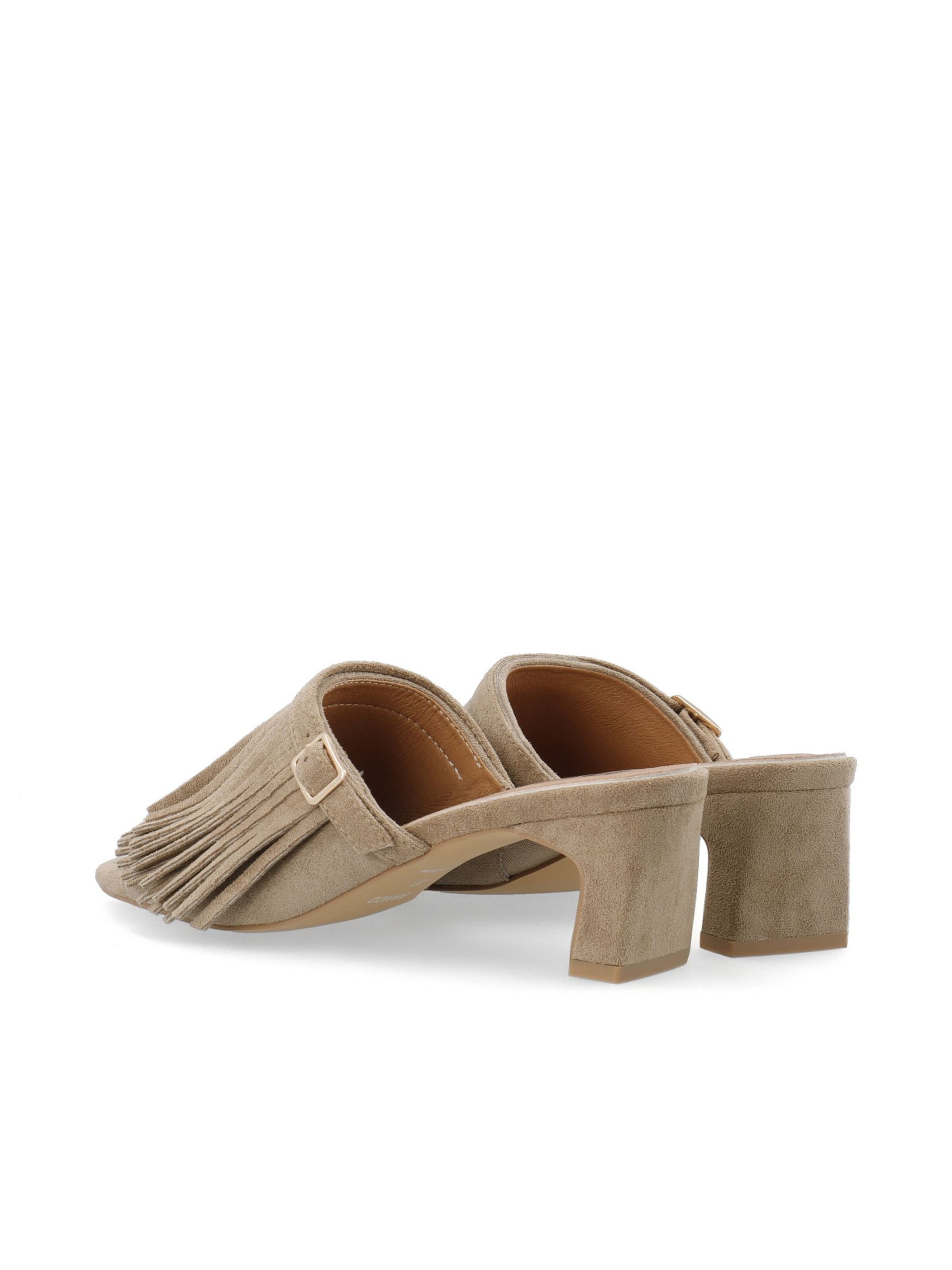 Zoccoletto 'ADINA ' di Bianco in beige