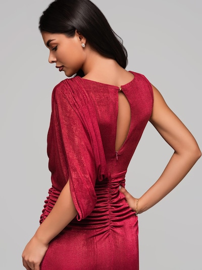 Ombre Abendkleid in 34 in rot, Produktansicht