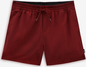 VANS Board Shorts in Red: front