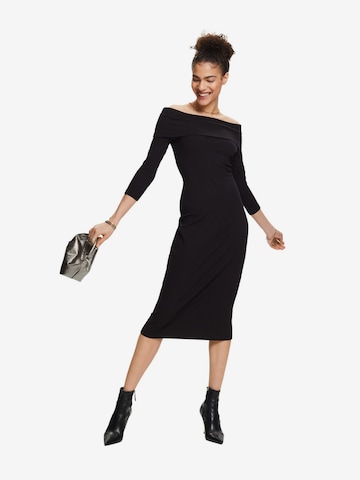 ESPRIT Knitted dress in Black