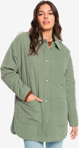 ROXY Between-Season Jacket in Green: front