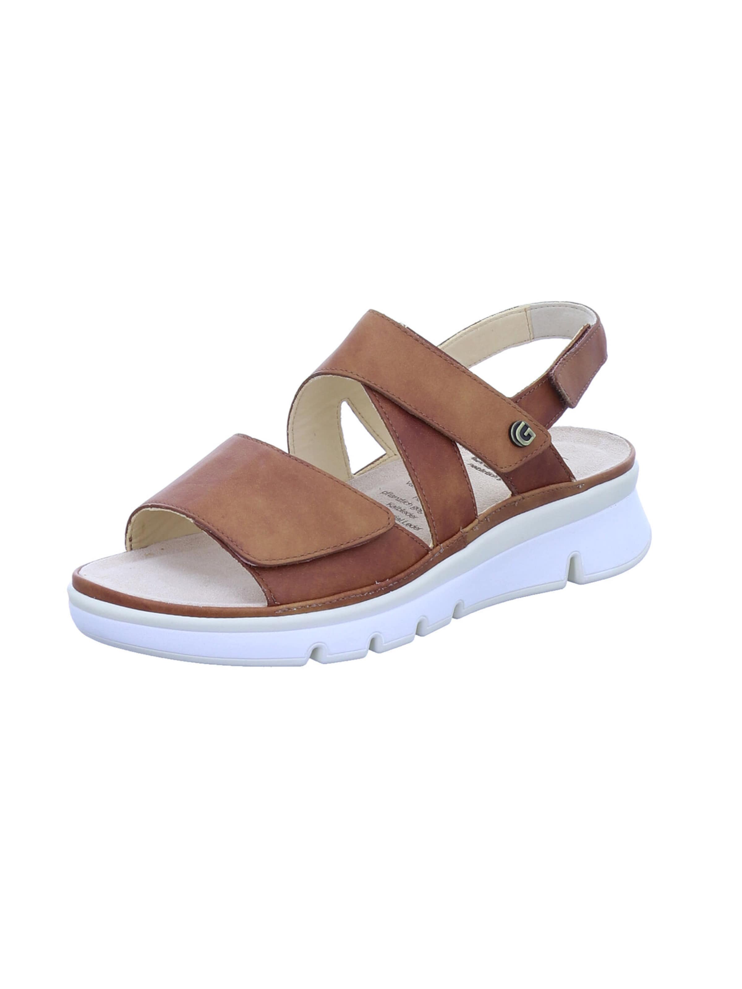 Ganter Sandale 'Gianna' in Braun: Vorderseite