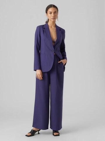 VERO MODA Wide leg Pants 'CAPRI' in Blue