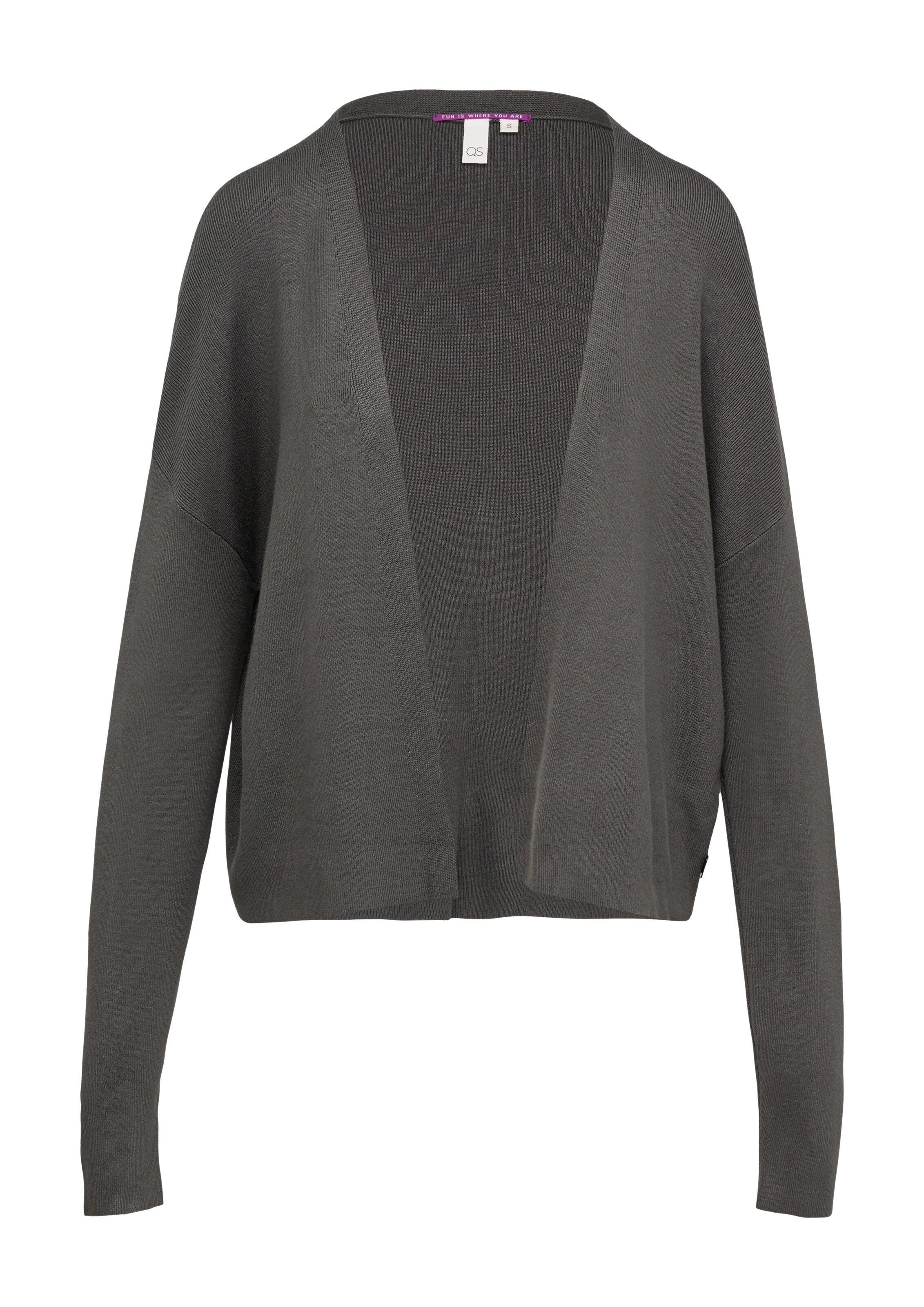 Cardigan QS en gris : devant
