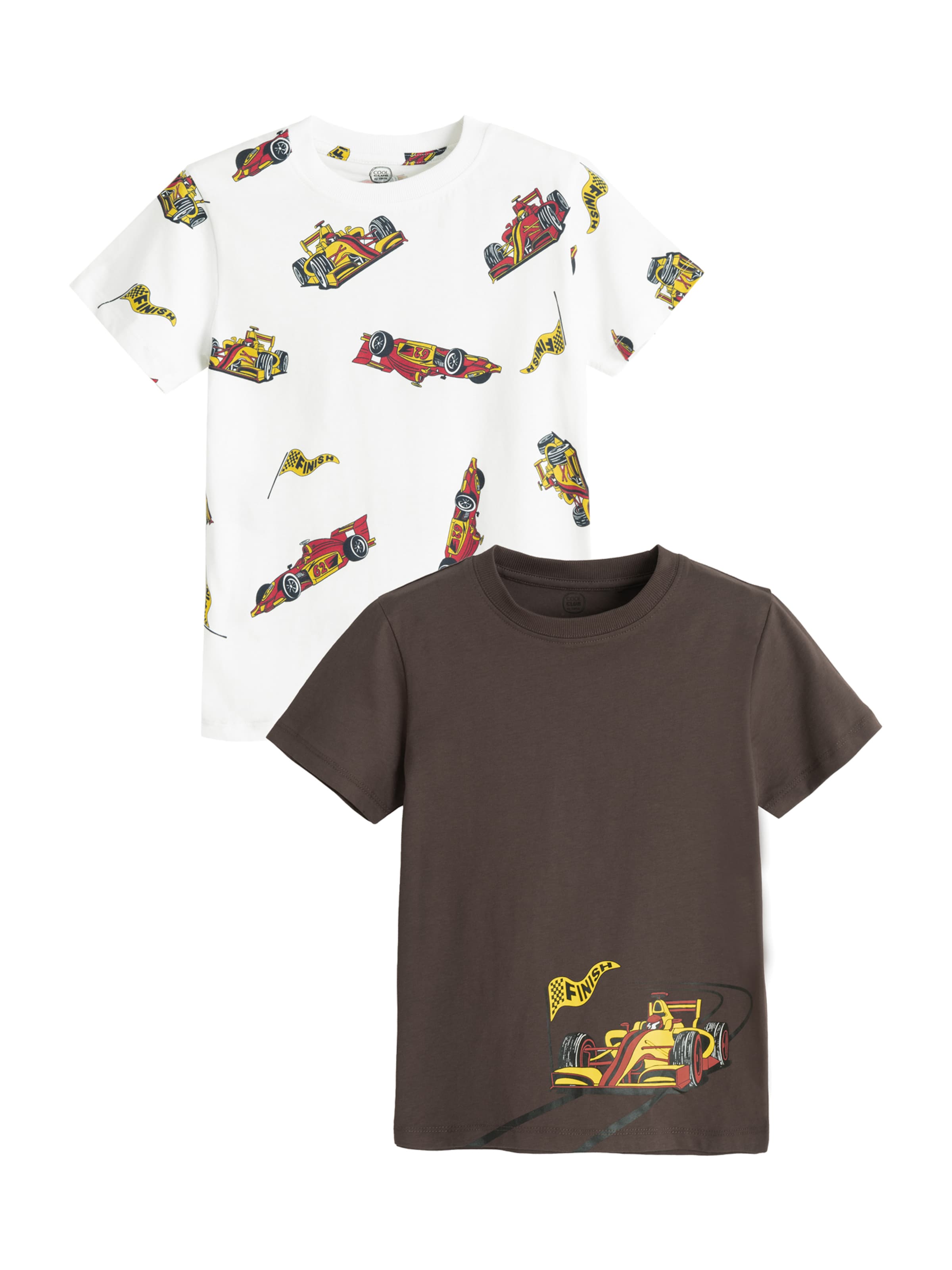 Cool Club Shirt in 98 in Brown / Mixed colours / White, Item view