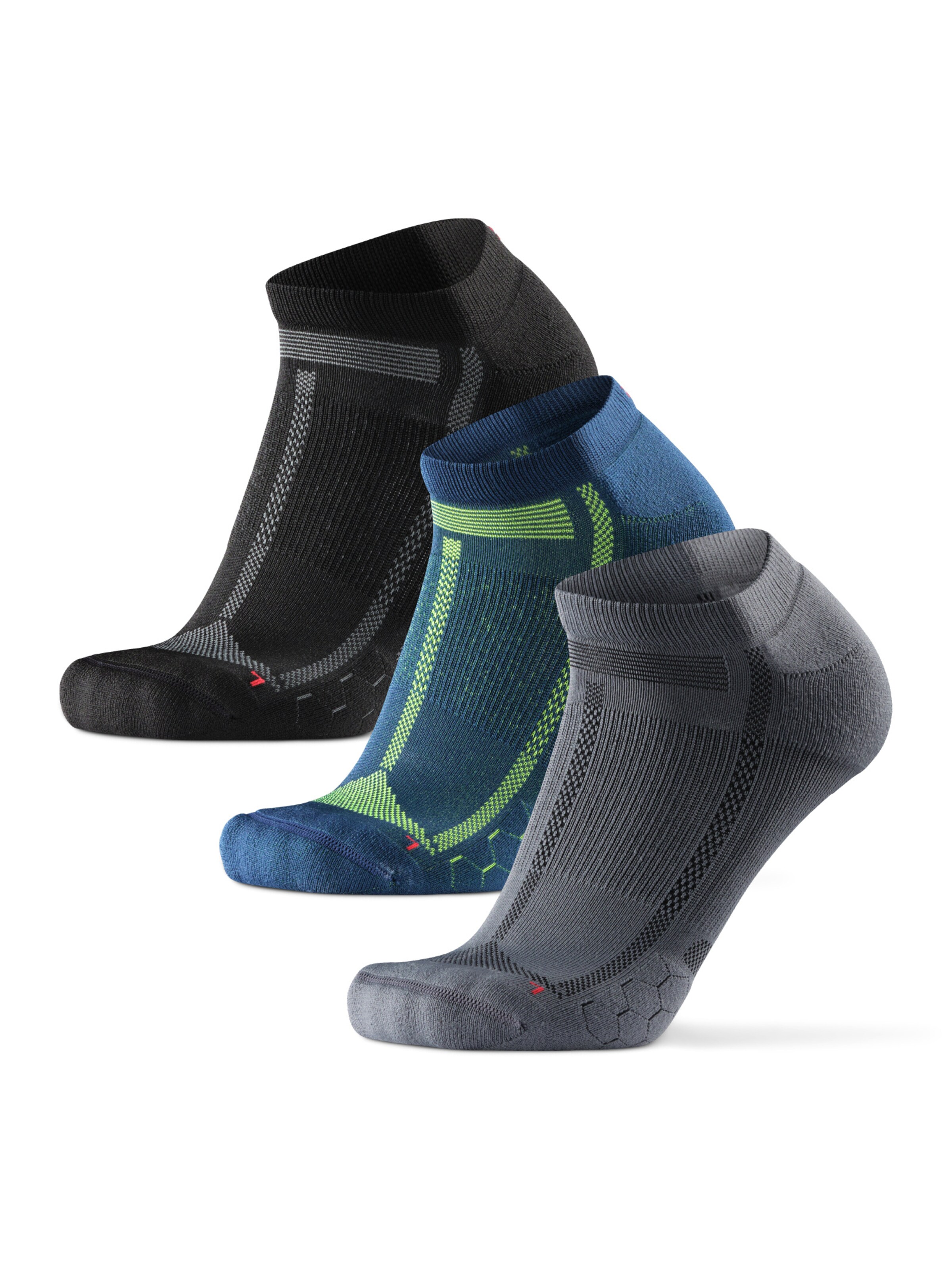 Chaussettes 'Long Distance Low' DANISH ENDURANCE en bleu : devant