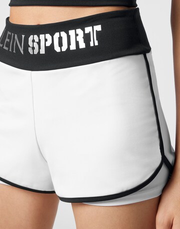Plein Sport - regular Pantalón en blanco