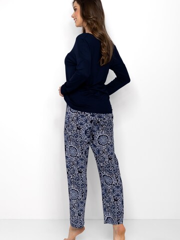 Momenti Per Me Pajama 'Moon Vibes' in Blue