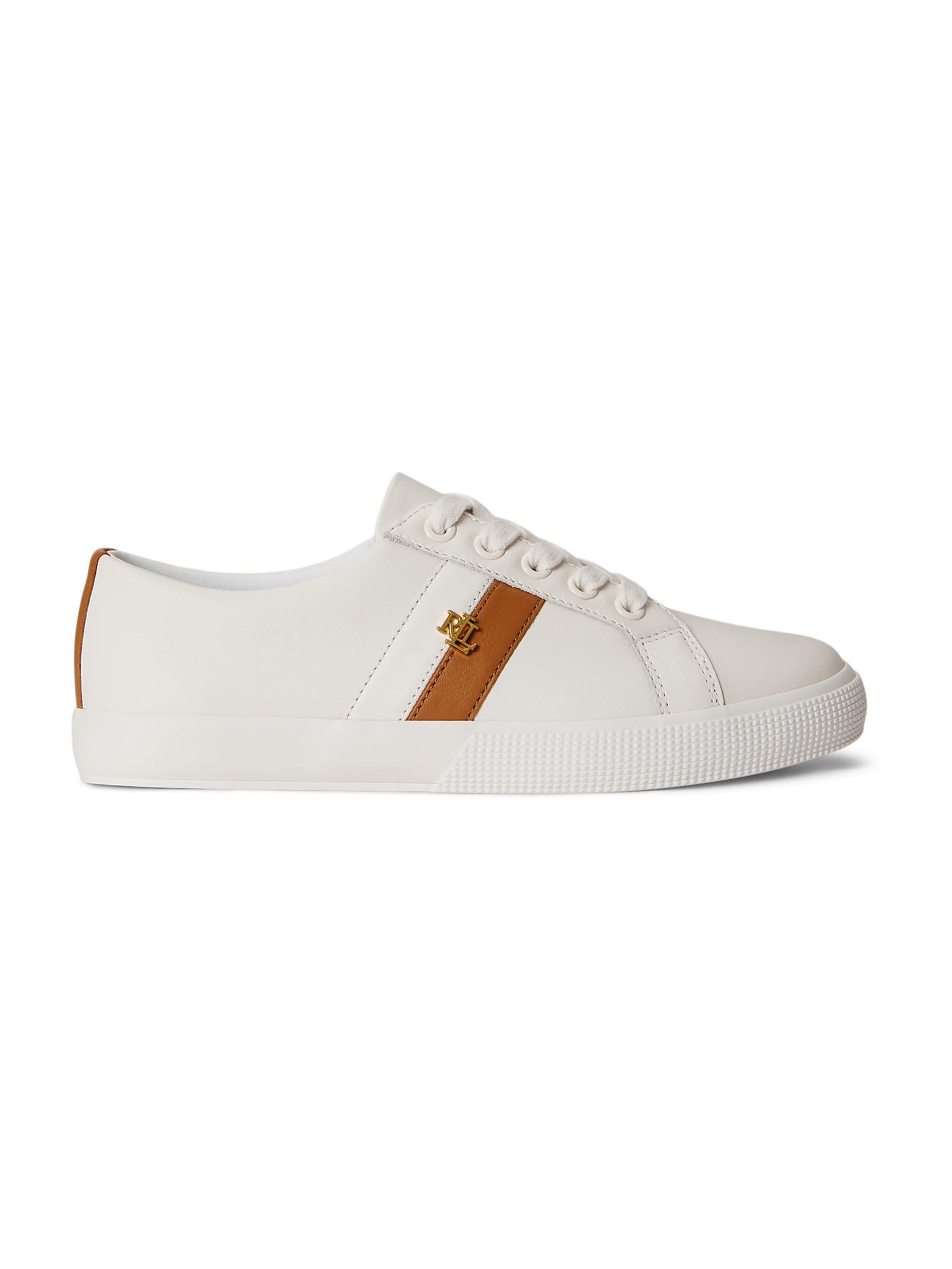 Sneaker low 'JANSON II' de la Lauren Ralph Lauren pe alb