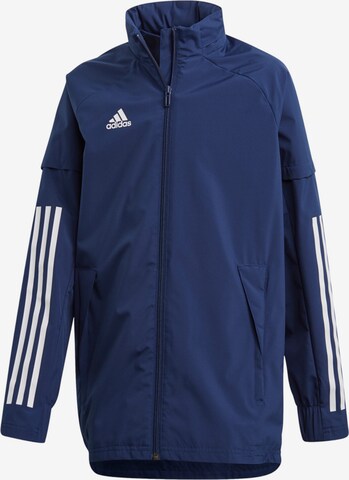 ADIDAS PERFORMANCE Athletic Jacket in Blue: front