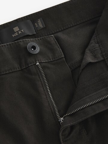 Next Slimfit Chino hlače | črna barva