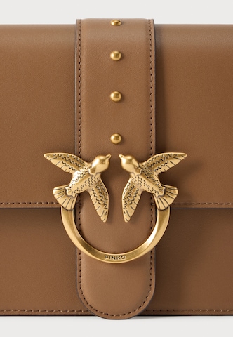 Borsa a tracolla 'Love' di PINKO in marrone