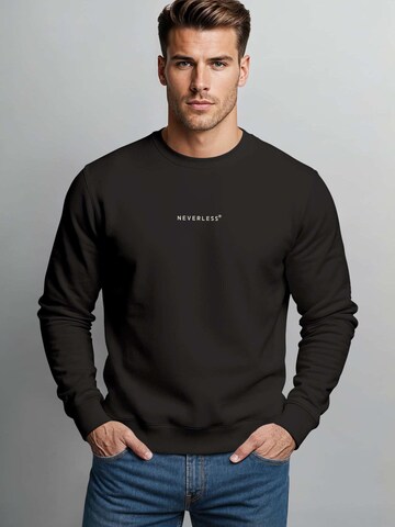 Neverless Sweatshirt 'Offline Club'‌‌ in Schwarz