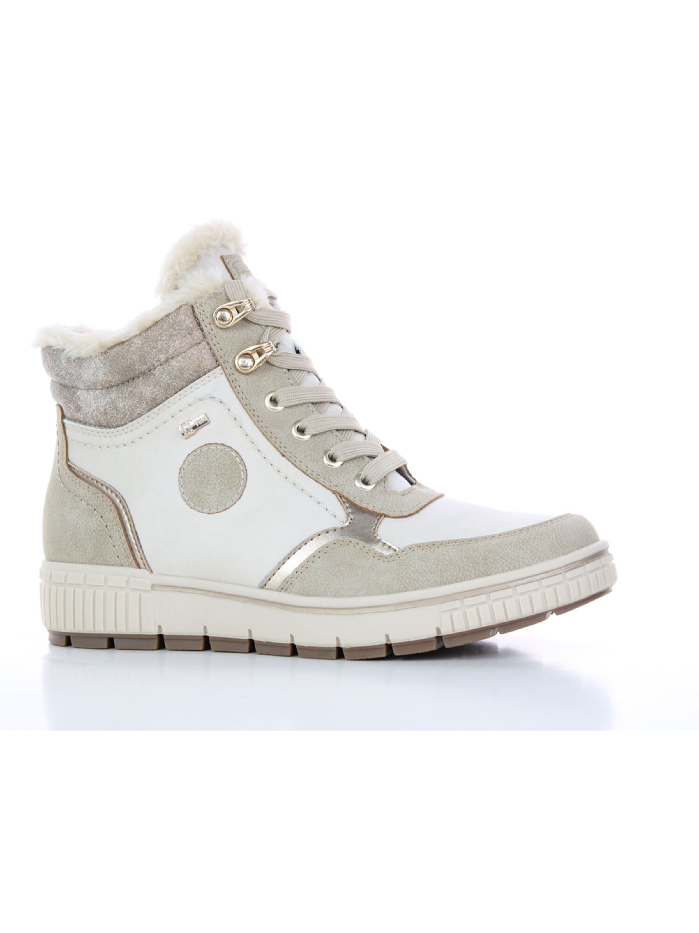 Relife Enkellaarsjes in Beige: voorkant
