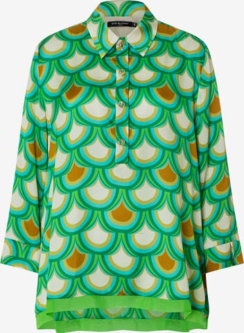 Ana Alcazar Blouse 'Kebby' in Green: front