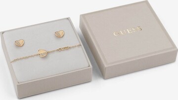 GUESS Schmuckset „Lovely Guess“ in Gold: predná strana