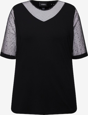 Ulla Popken Shirt in Black: front