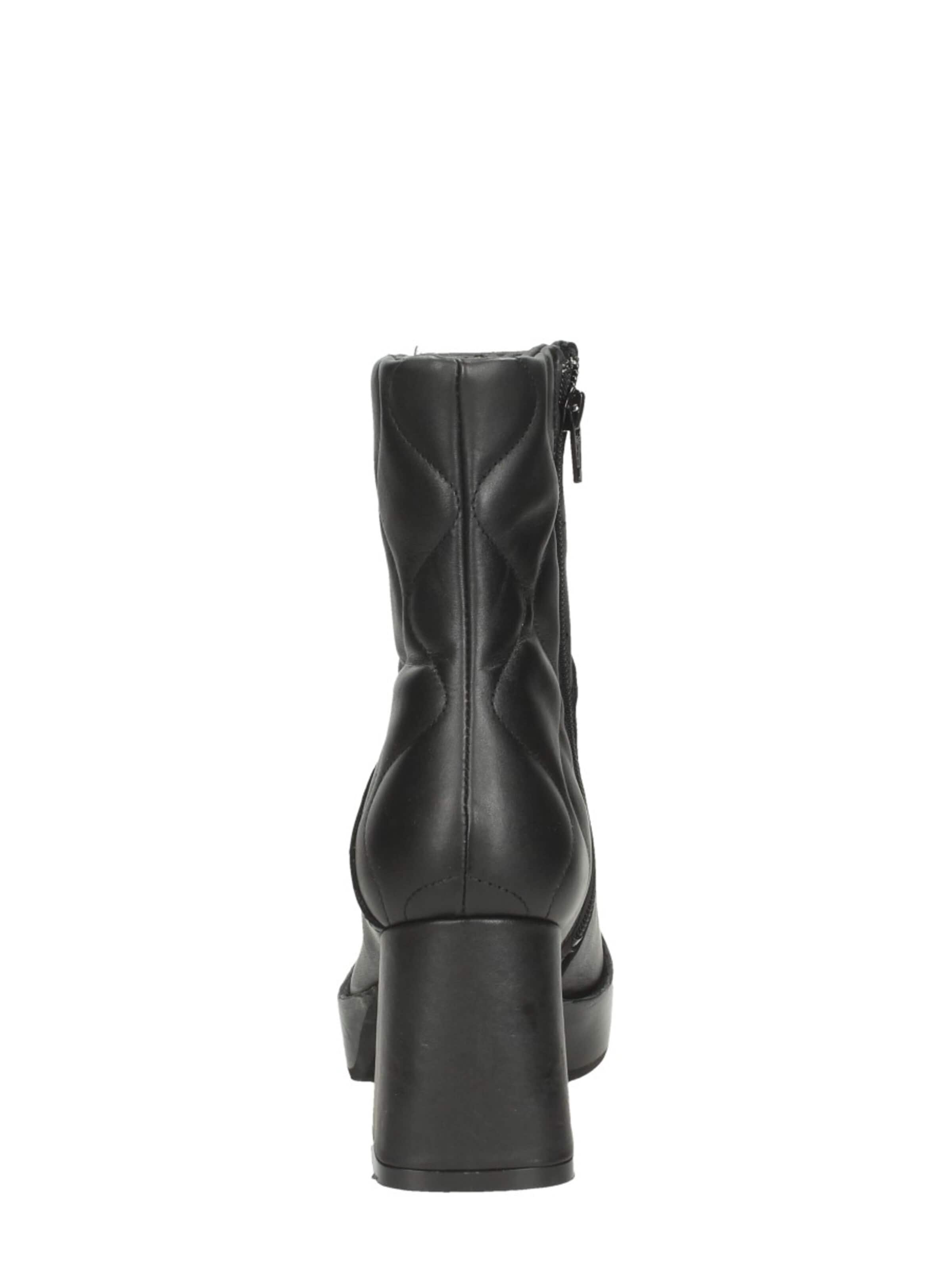 Red-Rag Boots 'Enkellaarsjes Hak' in Black