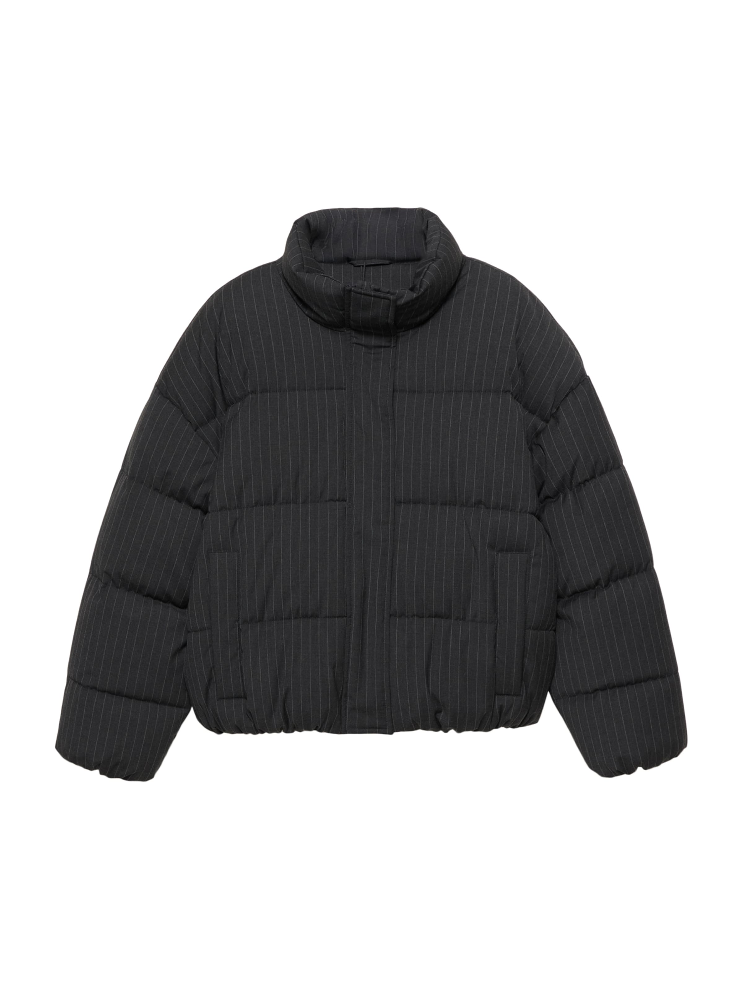 Veste d’hiver Pull&Bear en gris : devant