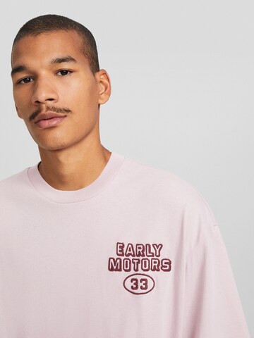 Bershka T-Shirt in Pink