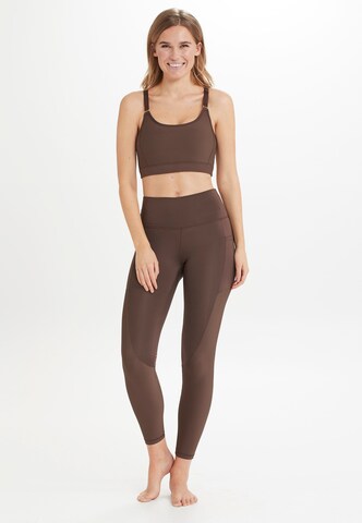 Athlecia Bustier Sport bh 'Filucca' in Bruin