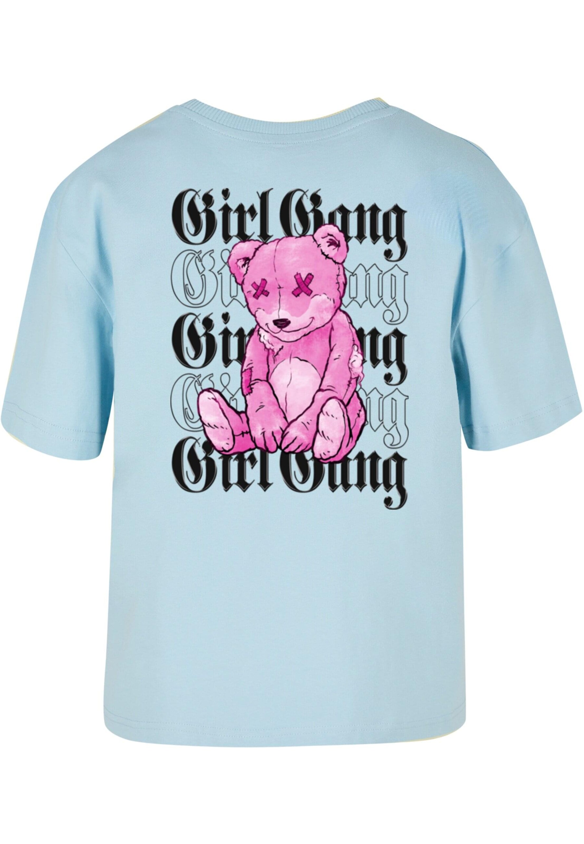 Miss Tee Koszulka 'Girl Gang' w kolorze niebieski